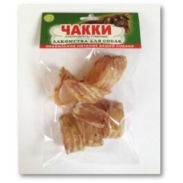 Лакомство Чакки Трахея говяжья (резаная) для собак, 50г