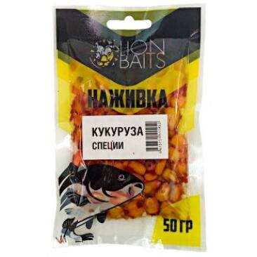 Насадка Lion Baits кукуруза натуральная Кукуруза ("Специи") 120мл