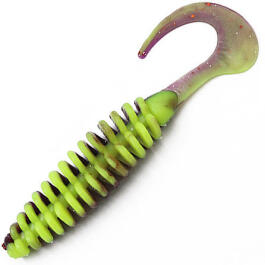 Твистер YAMAN PRO Battery Tail, р.5 inch, цвет №26 - Violet Chartreuse, 3шт
