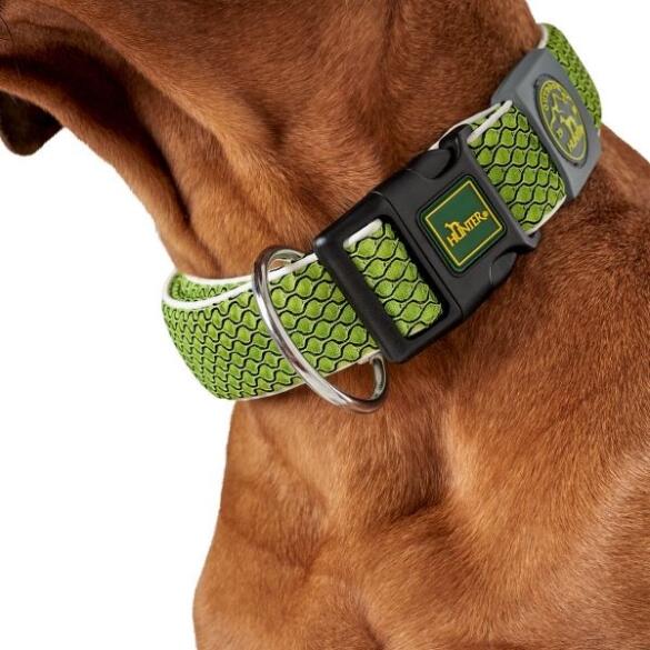 Ошейник HUNTER Collar Hilo VP охлаждающий, 40-60/L-XL, Оранжевый, сетчатый текстиль