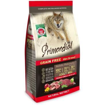Корм в развес Primordial Holistic Grain-Free Dog Adult Mini Boar & Lamb для взрослых собак мелких пород с Диким кабаном и ягненком, 1кг