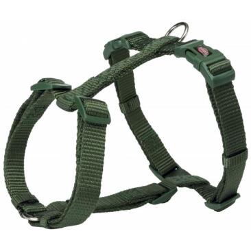 Шлея TRIXIE для собак Premium H-harness XS-S 30-44см/10мм лесной зеленый