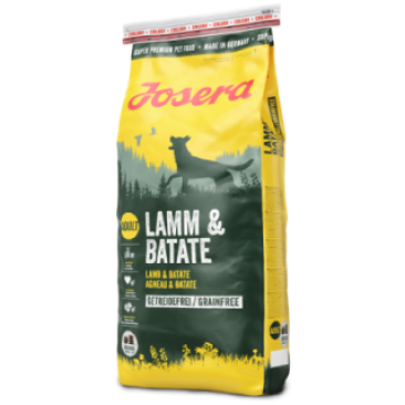 Корм в развес Josera Lamb&Batate беззерновой для взрослых собак всех пород Ягненок, Батат, 1кг