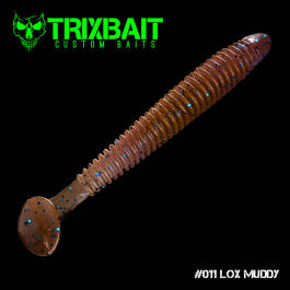 Резина Trix Swing Shad 4 #011 lox muddy