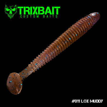 Резина Trix Swing Shad 4 #011 lox muddy