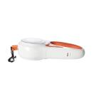 Поводок-рулетка Red Bow для собак с LED подсветкой, оранжевый, 3 м