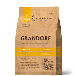 3кг Корм GRANDORF DOG 4 Meat PROBIOTIC MINI BREEDS с пробиотиками для собак мелких пород 4 мяса