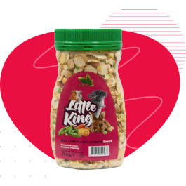 230гр Лакомство Little King для грызунов, плющеный горох