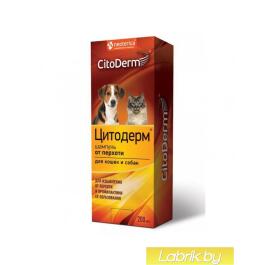 200мл Шампунь CitoDerm от перхоти для кошек и собак