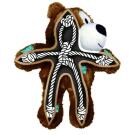 Игрушка KONG Toy Dog Wild Knots Bear  для собак с пищалкой и канатом внутри, M/L