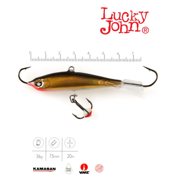 Балансир Lucky John NORDIC 6 + тр. 60мм 10H