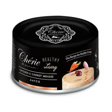 80гр Консервы Pettric Cherie Healthy Living для кошек мусс из Куриного мяса с морковью