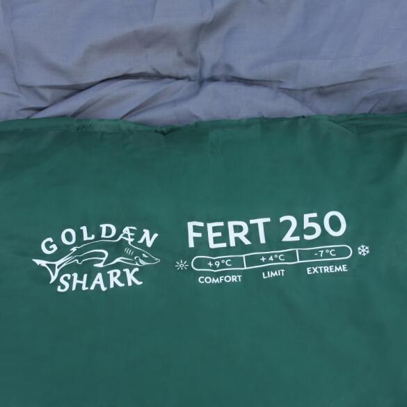 Спальный мешок GOLDEN SHARK Fert 250, 220х75см правая молния