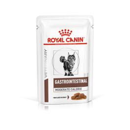 85гр Влажный корм ROYAL CANIN Gastro Intestinal Moderate Calorie Feline диета для кошек (пауч)