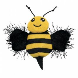 Игрушка "Пчела" для кошек с кошачьей мятой цвет жёлтый