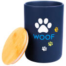 Бокс Mr.Kranch керамический для хранения корма для собак WOOF 1900мл черный