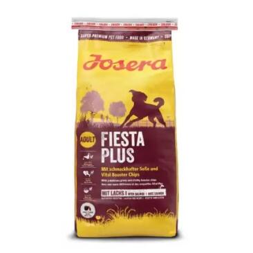 12,5кг Корм Josera Fiesta Plus (Adult 24/15) для взрослых собак всех пород привередливых в еде с Птицей и Лососем