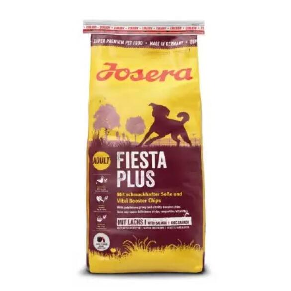 12,5кг Корм Josera Fiesta Plus (Adult 24/15) для взрослых собак всех пород привередливых в еде с Птицей и Лососем
