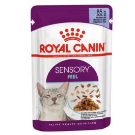85гр Влажный корм ROYAL CANIN Sensory Feel для взрослых кошек, стимулирующие рецепторы ротовой полости, в желе (пауч)