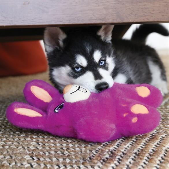 Игрушка KONG Toy Dog Snuzzles Bunny для собак с пищалкой, M