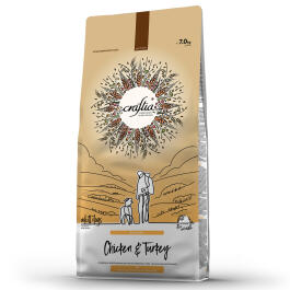 7кг Корм Craftia Natura Adult Medium&Large для взрослых собак средних и крупных пород из Курицы и индейки