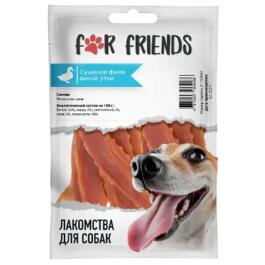 Лакомство For Friends для собак Сушеное филе дикой утки, 50 гр