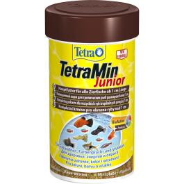100мл Корм TETRA Min Junior Мини-Хлопья для всех видов тропических рыб размером более 1см