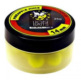 Бойлы плавающие Lion Baits Pop-Up pineapple juice, 14мм 25г