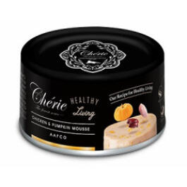 80гр Консервы Pettric Cherie Healthy Living для кошек мусс из Куриного филе с тыквой