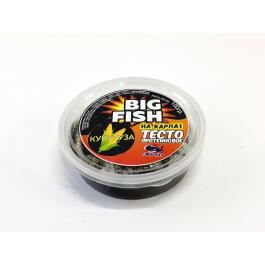 Тесто готовое в баночках BIG FICH на карпа+молодая кукуруза 100гр