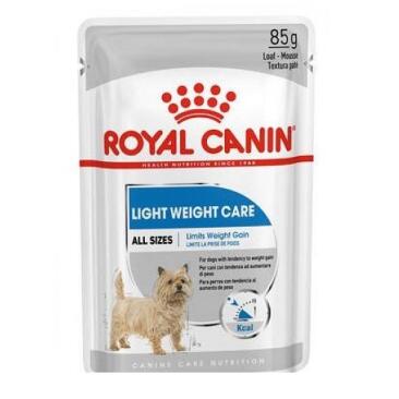 85гр Влажный корм ROYAL CANIN Light Weight Care для взрослых собак, склонных к полноте, паштет (пауч)