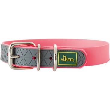 Ошейник HUNTER Collar Convenience 45/S-M, Неоновый розовый