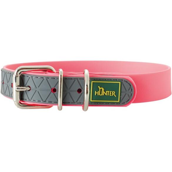 Ошейник HUNTER Collar Convenience 45/S-M, Неоновый розовый