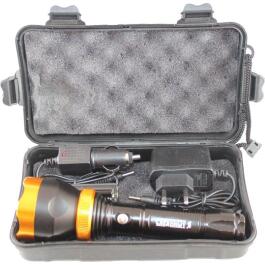 Фонарь ручной СИБИРСКИЙ СЛЕДОПЫТ  ""Профи"", zoom, аккум, 220В+12В, 3хААА 1 LED, 500 люмен