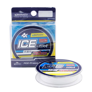 Шнур плетеный Namazu "Ice-Stra" 0,06мм 30м (белый)