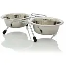 Миска Triol металлическая на подставке, 2шт 0,80л