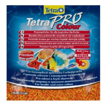12гр Корм TETRA Crisps Pro Color Чипсы для усиления окраса рыб