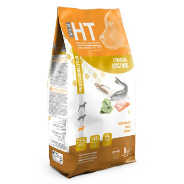 8кг Корм Cennamo HTD LG Adult MINI SALMON/RICE низкозерновой для собак мелких пород с Лососем и Рисом
