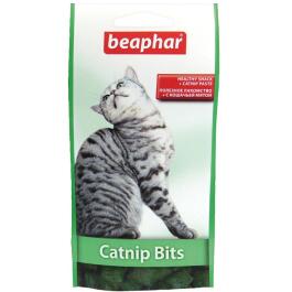 35гр Лакомство BEAPHAR Cat Nip Bits, Подушечки с кошачьей мятой