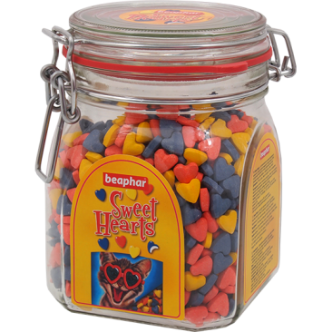 20шт Лакомство BEAPHAR Sweet Hearts в виде сердечек микс для кошек