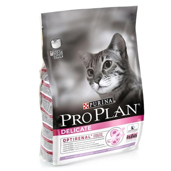 1,5кг Корм PRO PLAN Junior Delicate для котят при чувствительном пищеварении с Индейкой