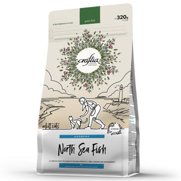 320гр Корм Craftia Harmona Adult Cat беззерновой для взрослых кошек из Рыбы северного моря