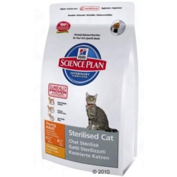 Корм в развес HILL'S Adult Young Adult Sterilised Cat Chicken для стерилизованных кошек с курицей, 1кг