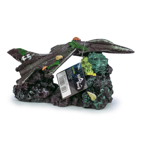 Декорация для аквариума Silver Berg Самолет 21*13*11cм, №703