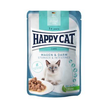 85гр Корм влажный HAPPY CAT Sensitive Magen & Darm для кошек с чувствительным пищеварением