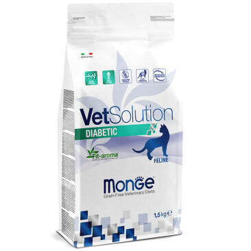 0,4кг Корм Monge Vetsolution Cat Diabetic Вет. диета для кошек с сахарным диабетом