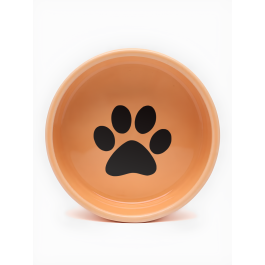 Миска Red Bow керамическая с рисунком "Лапка", 12,5*12,5*4,5cм
