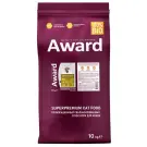 10кг Корм Award Hairball & Indoor для взрослых кошек для выведения шерсти с Уткой и Индейкой с добавлением зеленой чечевицы и Юкки Шидигера