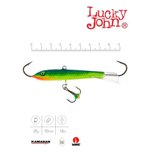 Балансир Lucky John CLASSIC 9 + тр. 90мм 29