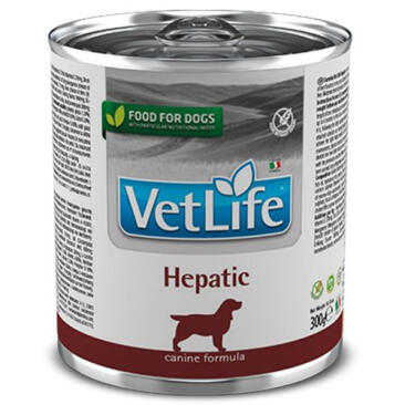 300гр Консервы Farmina Vet Life Natural Diet Dog Hepatic диета для поддержки печени в случае хронической печеночной недостаточности, паштет